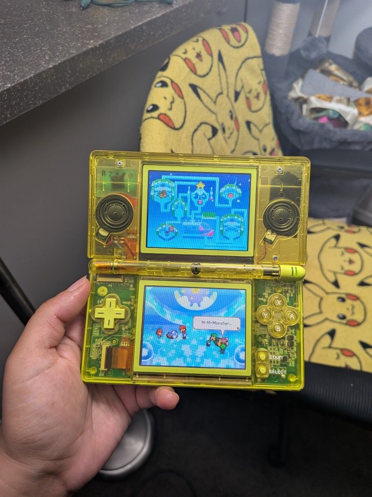 Custom DS Lite Yellow