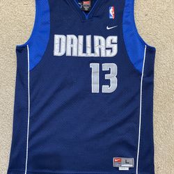 Steve Nash Vintage Dallas Mavericks Jersey Youth L/ Adult XS
