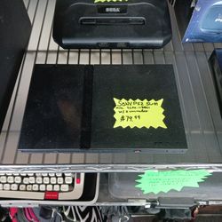 Sony Ps2 Slim Mod- Scph-79001 W 2 Controllers