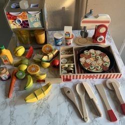 Wooden Kitchen Toys $38As Is