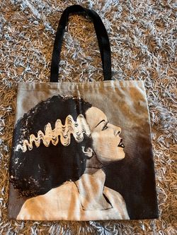 Bride of Frankenstein Canvas Tote Bag