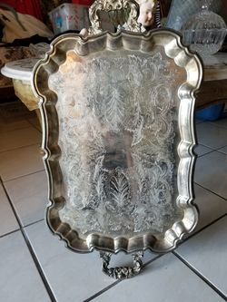 Vintage Silverplated Tray
