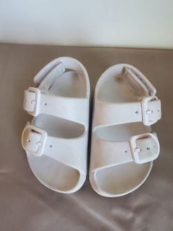 White Sandals Size 5-6