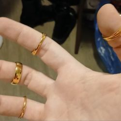 Gold Platted Rings 