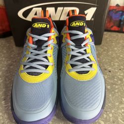 AND1 Delta TPR Basketball Sneakers size 9 new in the box.