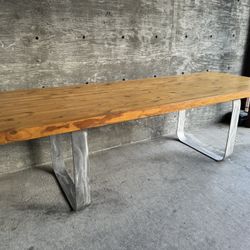Custom Solid Wood Dinning Table.