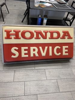 Vintage Honda Sign