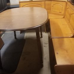 Corner Bench Dining Set-$400