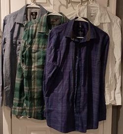 CALVIN KLEIN Button Down Shirts.