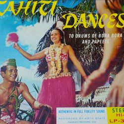 49th State Hawaii Record Co. Tahiti Dances Polynesian World Stereo LP Record