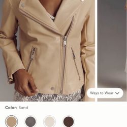 Anthropology Moto jacket Small