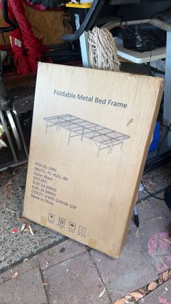 Foldable Metal Bed Frame | Full