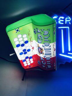 Miller Lite Beer Accordion Music Neon Light Up Sign Cerveza Bar