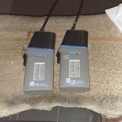 Vintage GE Star Code II Walkie Talkies