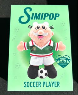 Dr. Simi Pop Futbolero Plush Keychain Mexico Soccer #9 Polyester New World Cup