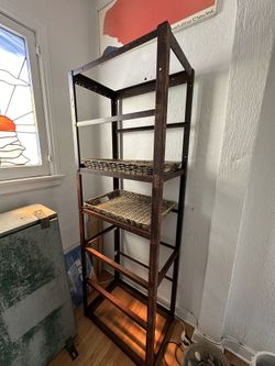 Vintage Metal shelving/ Pantry