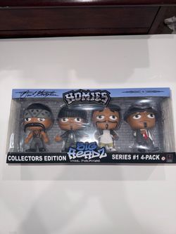 David Gonzales Signed Homies Big Headz Series 1 Collectors Edition 4 Pack