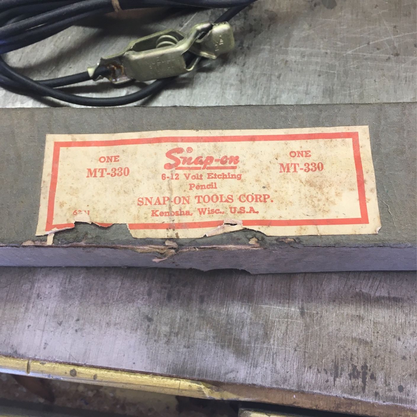 Vintage Snap-on 6-12 Volt Eteching Pencil