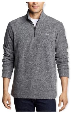 Eddie Bauer XXL Quarter Zip Fleece Pullover – Gray – Great Shape