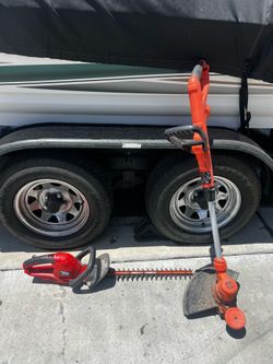 Electric hedger and weed eater