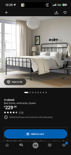 IKEA bed frame