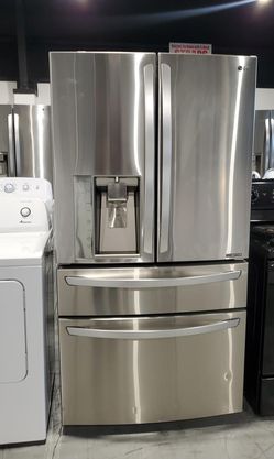 LG 4 Door Stainless Steel Fridge
