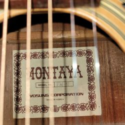 Montaya Guitar. Made After 1970's Gibson Guitar