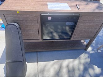Console with heater