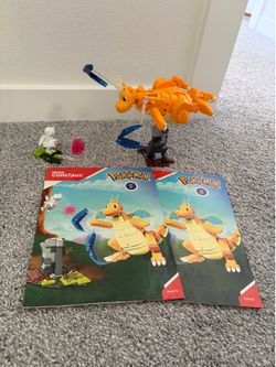 Mega Construx Pokemon Dragonite vs Togetic Challenge Set FVK75 with Manuals