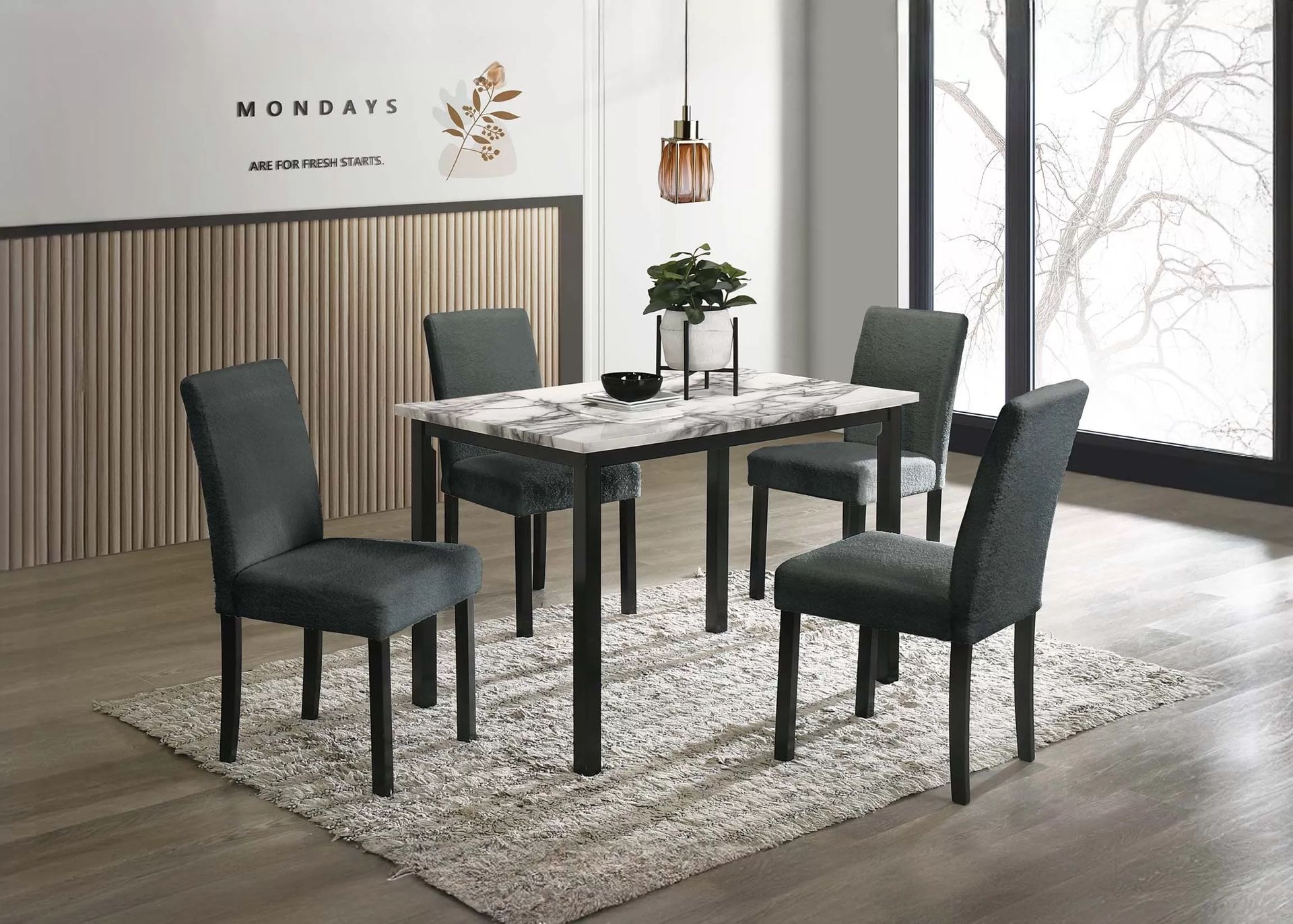 5-Pc Dining Table 