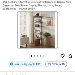 5 Tier Ladder Book Shelf 