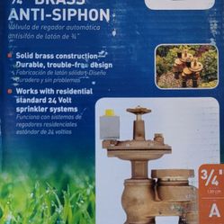 Orbit Automatic Sprinkler Brass Valve.