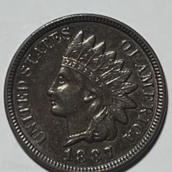 1887 Indian Head Penny 