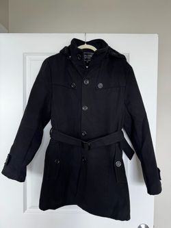 Black XL Winter Coat – Faux Fur Lined – $45