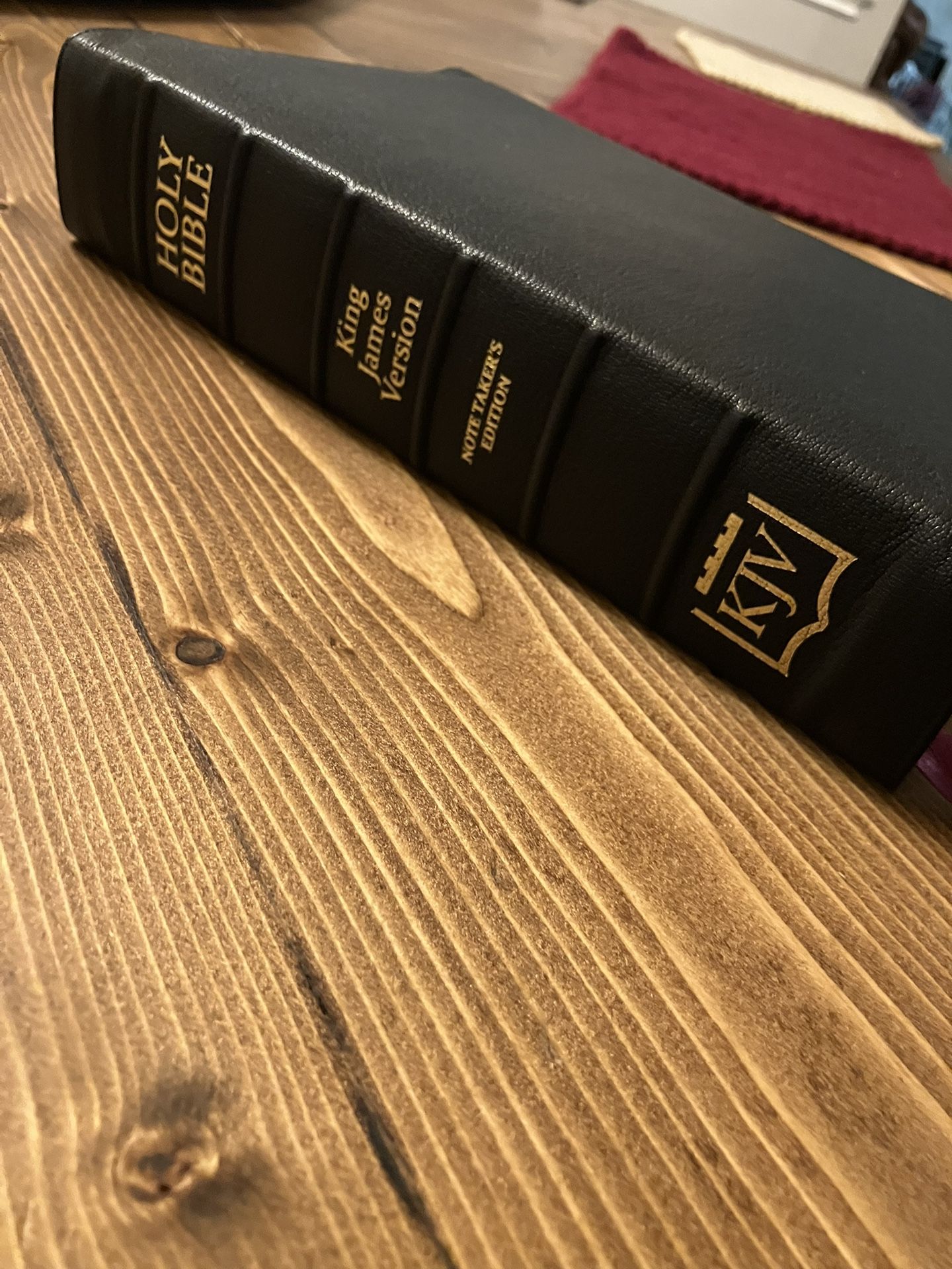 KJV Note Takers Bible Goatskin King James Bible