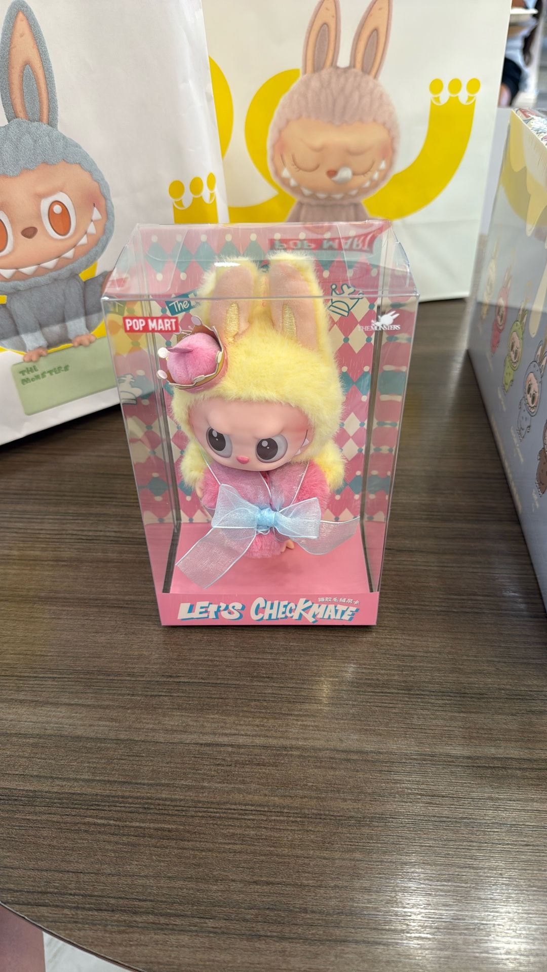 Authentic Let’s Checkmate Labubu Vinyl Face
