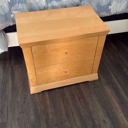 Italian Maple Nightstands