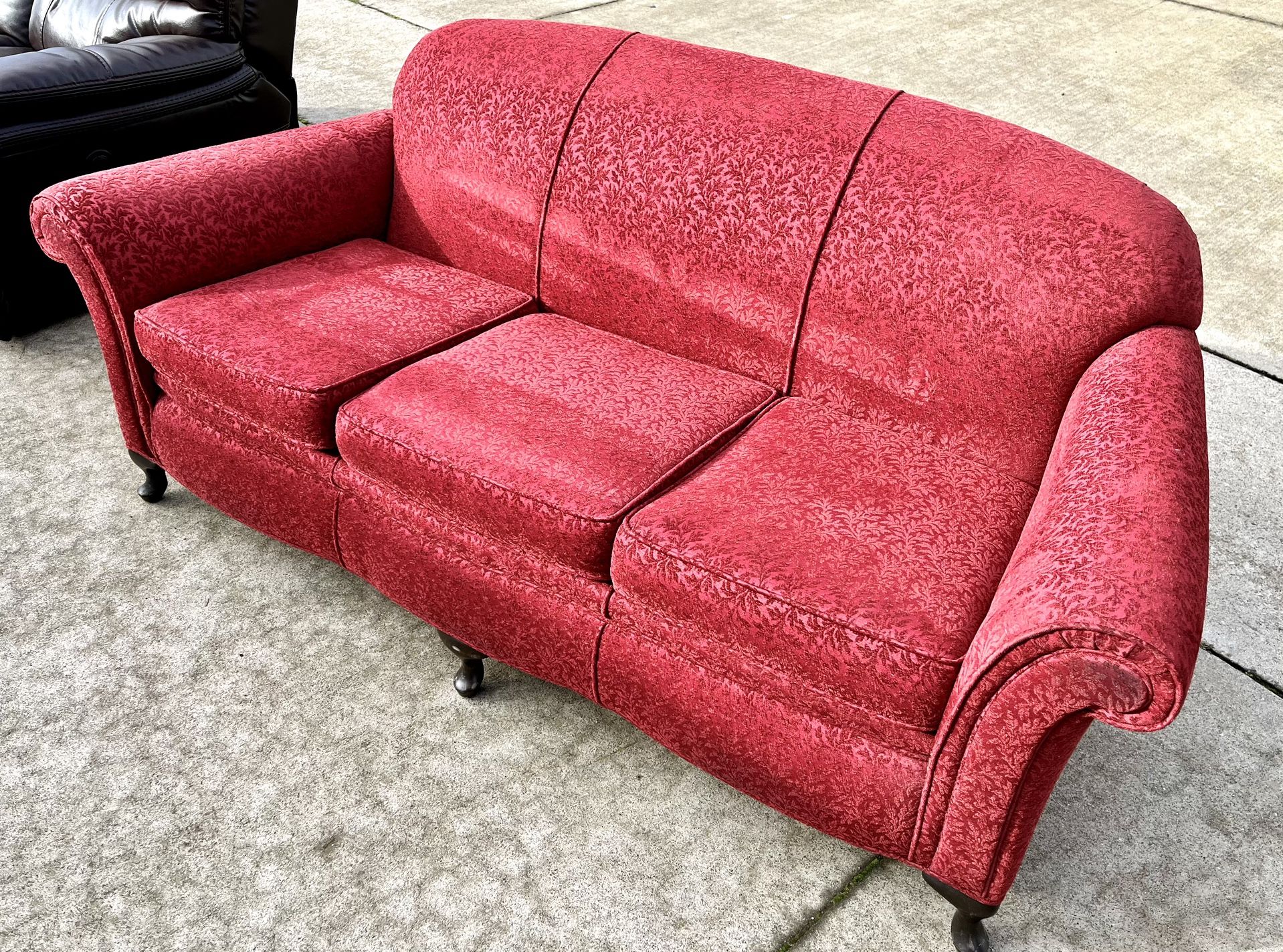 Vintage 1930’s Sofa - Recently Refoamed And Recovered 