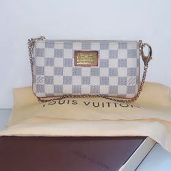 Authentic Louis Vuitton Lv Damier Azur Small Bag