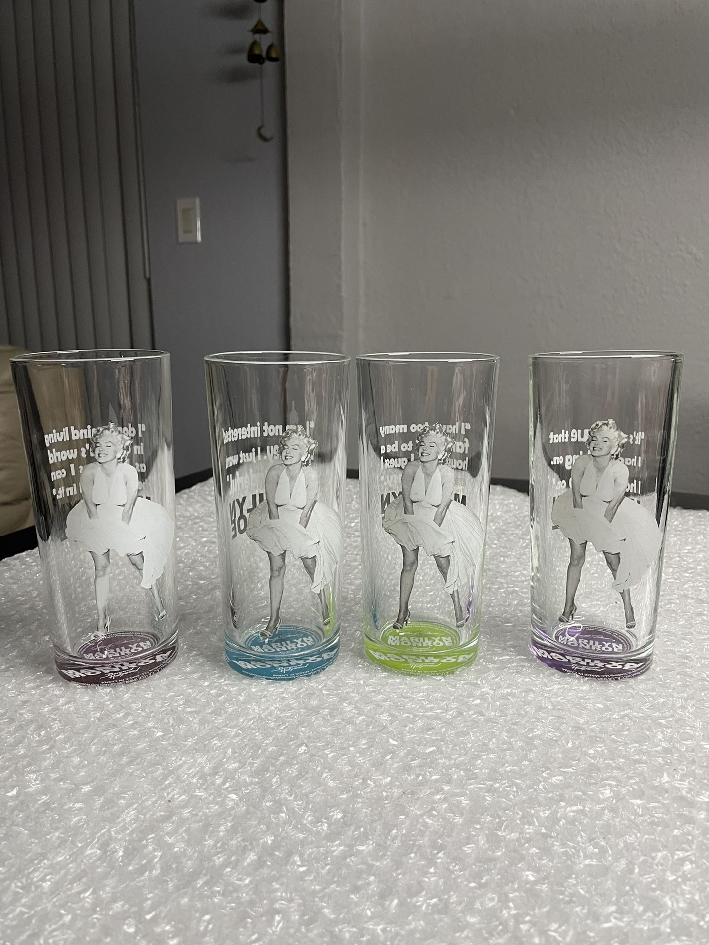 Marilyn Monroe Collectible Highball Glasses