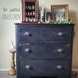Refinished Chest Of Drawers Dresser