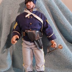 12" Civil War Union Army Cavalry Trooper