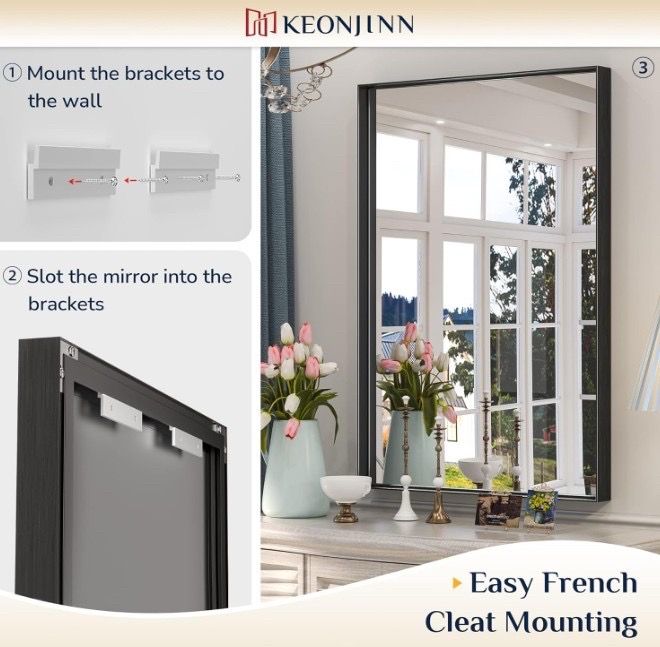 *Move Out Sale** Keonjinn 72x36 inch Large Wall Mirror