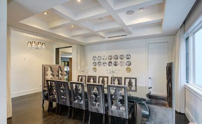 Grey fabric dining chairs