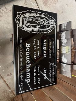 Grass Headstone Granite Headstone 