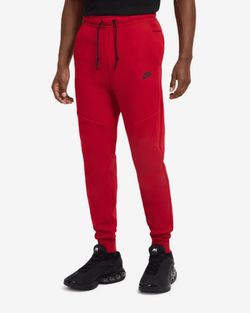 Nike Tech Fleece Jogger Pants Red