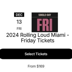Rolling Loud Day 1 Tickets 