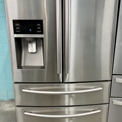 Stainless Samsung 4 Door Refrigerator