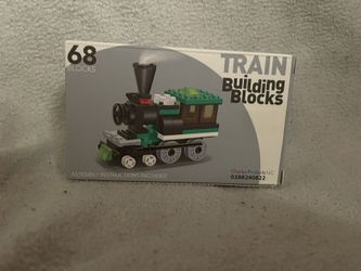 68 Piece Building Block Train Set