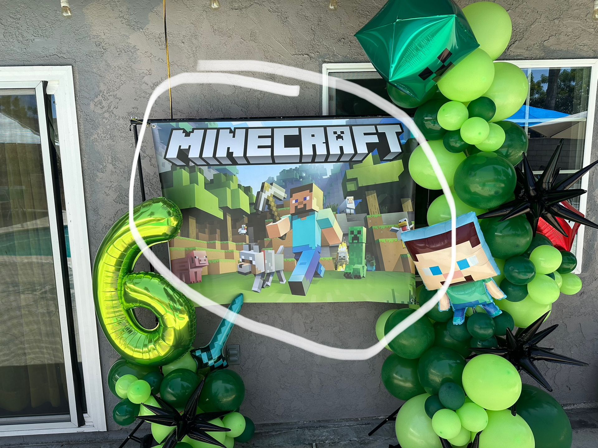 Minecraft party Background